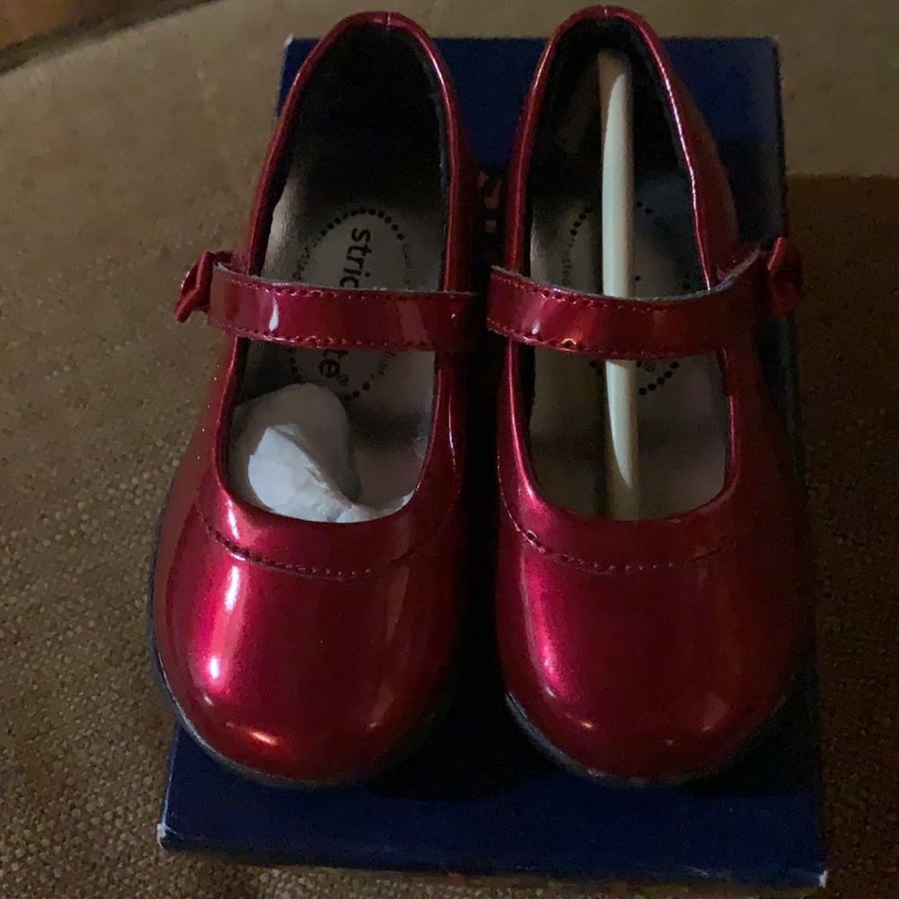 Stride Rite Harmony Red Patent Leather Girls Shoes